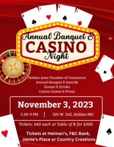 Annual Banquet and Casino Night
