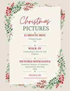 Christmas Pictures With Santa Streichers Wildflower Photography