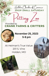 Holden Chamber Shop Small Saturday Crank Farms & Critters